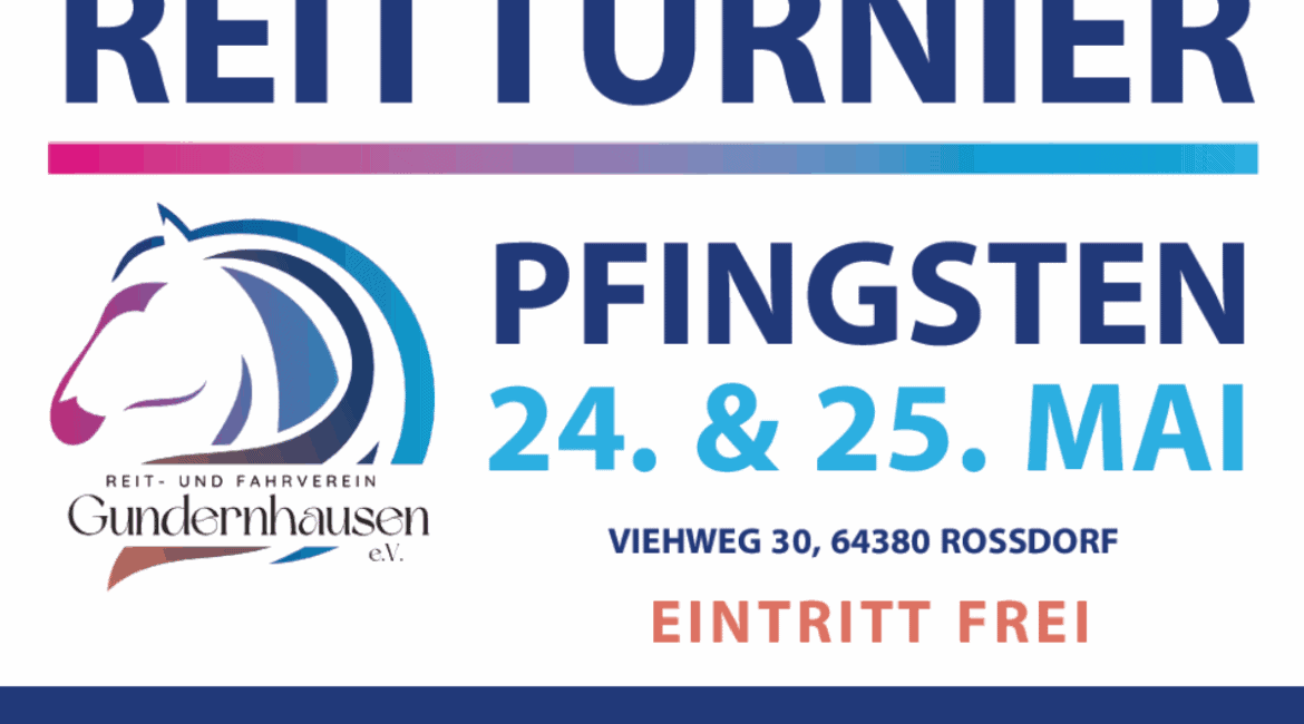 Beitragsbild Reitturnier Gundernhausen am 24. und 25. Mai 2026