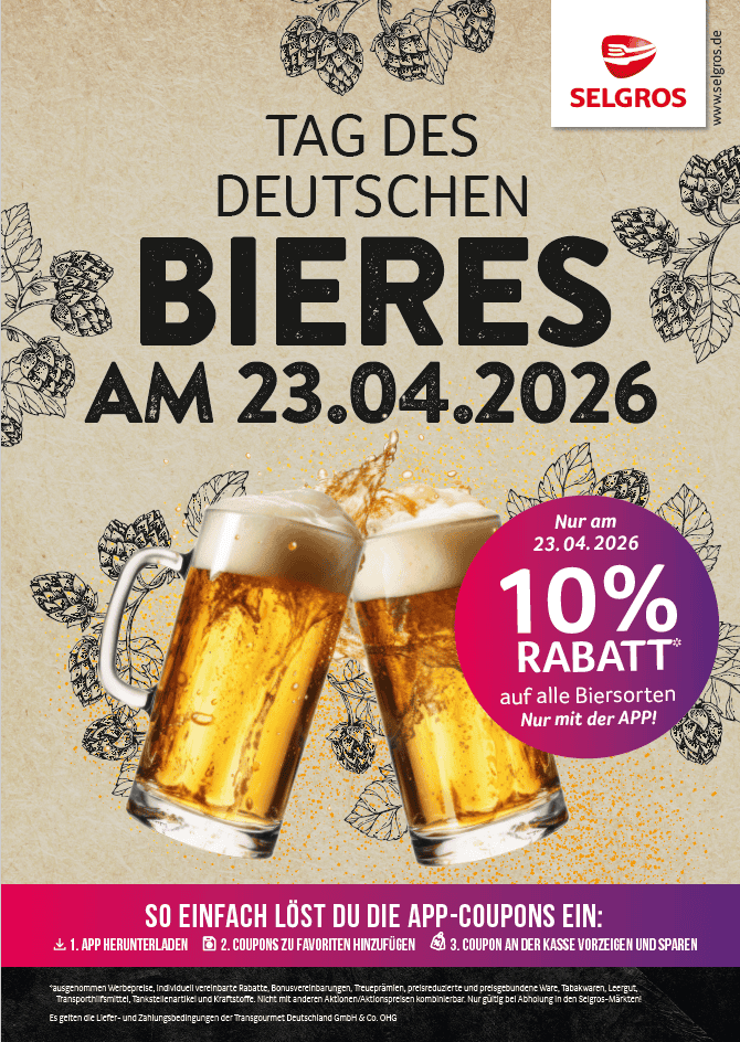 Flyer Selgros Griesheim Aktion 23.4.2026