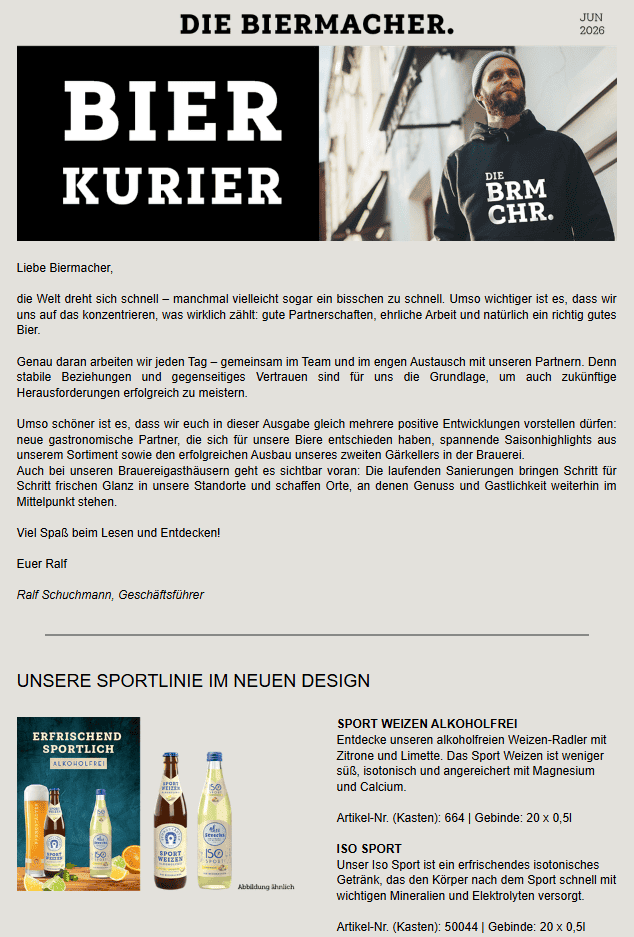 Screenshot Bierkurier Juni 2026