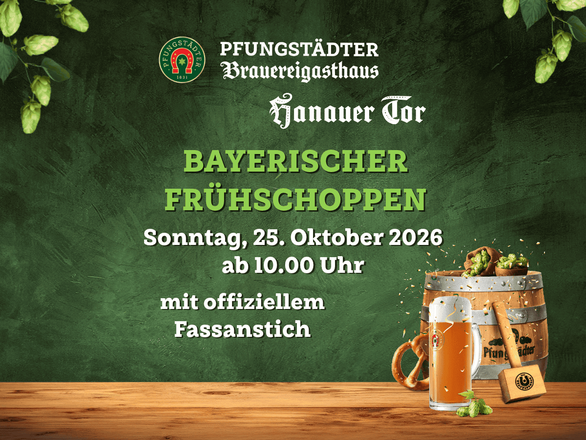 Beitragsbild Bayerischer Frühschoppen im Hanauer Tor in Babenhausen am 25.10.2026